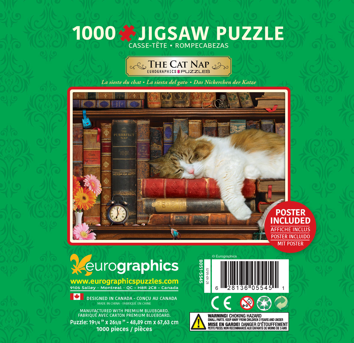 Cat Nap 1000 Piece Puzzle by EuroGraphics