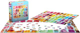 Popsicle Rainbow Tin 1000 Piece Jigsaw Puzzle by Eurographics - Colorful & Fun