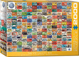 The VW Groovy Bus 2000 Piece Puzzle by Eurographics