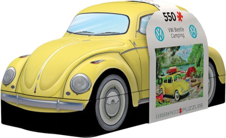 VW Beetle collectibe tin with a 500 piece puzzle by Eurographics.