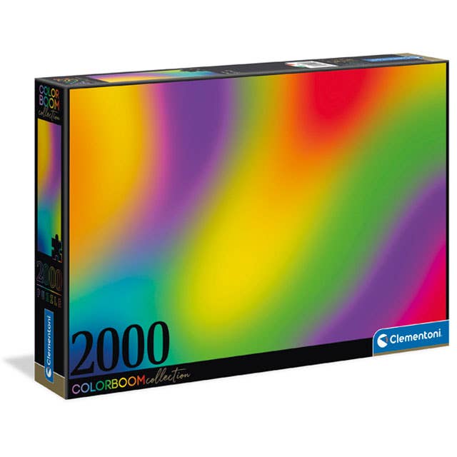 Clementoni Color Boom - Gradient 2000-piece jigsaw puzzle pieces in box