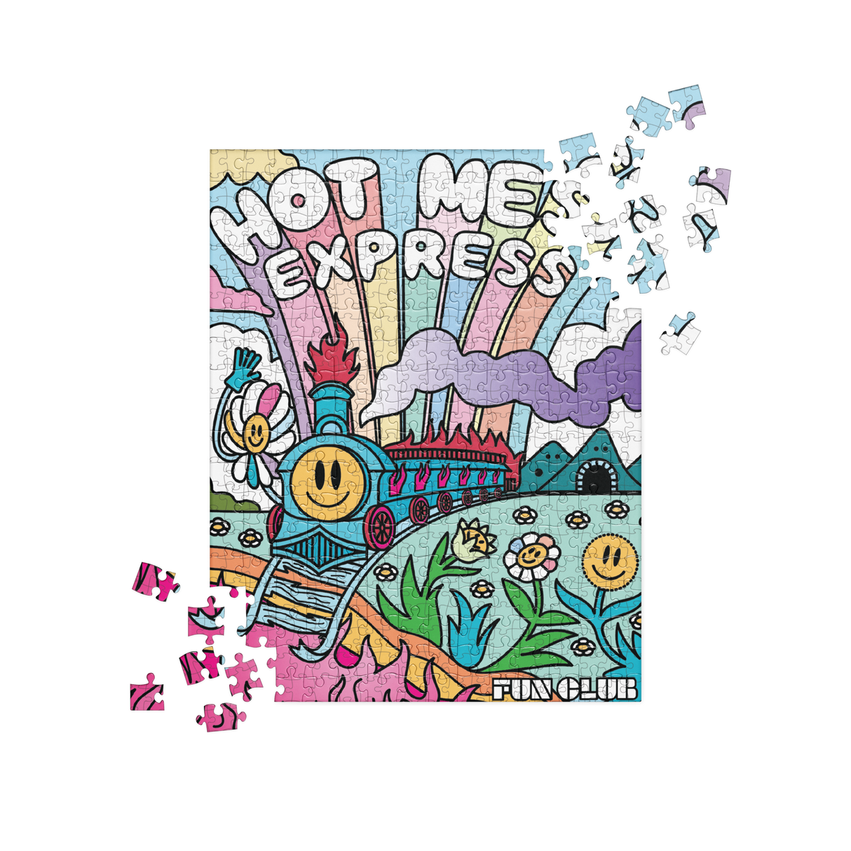 Hot Mess Express Puzzle - Funny 500 Piece Jigsaw Puzzle by FUN CLUB