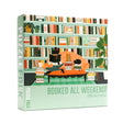 Booked All Weekend 1000-piece puzzle by Puzzlefolk with library theme and colorful books