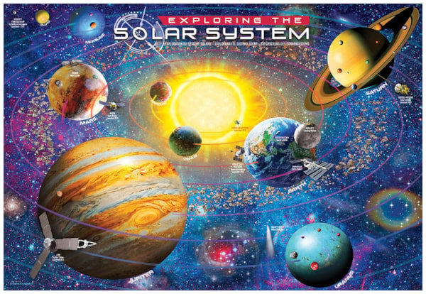 The Solar System Lunch Bag 100 Piece Jigsaw Puzzle by Eurographics - Educational & Fun