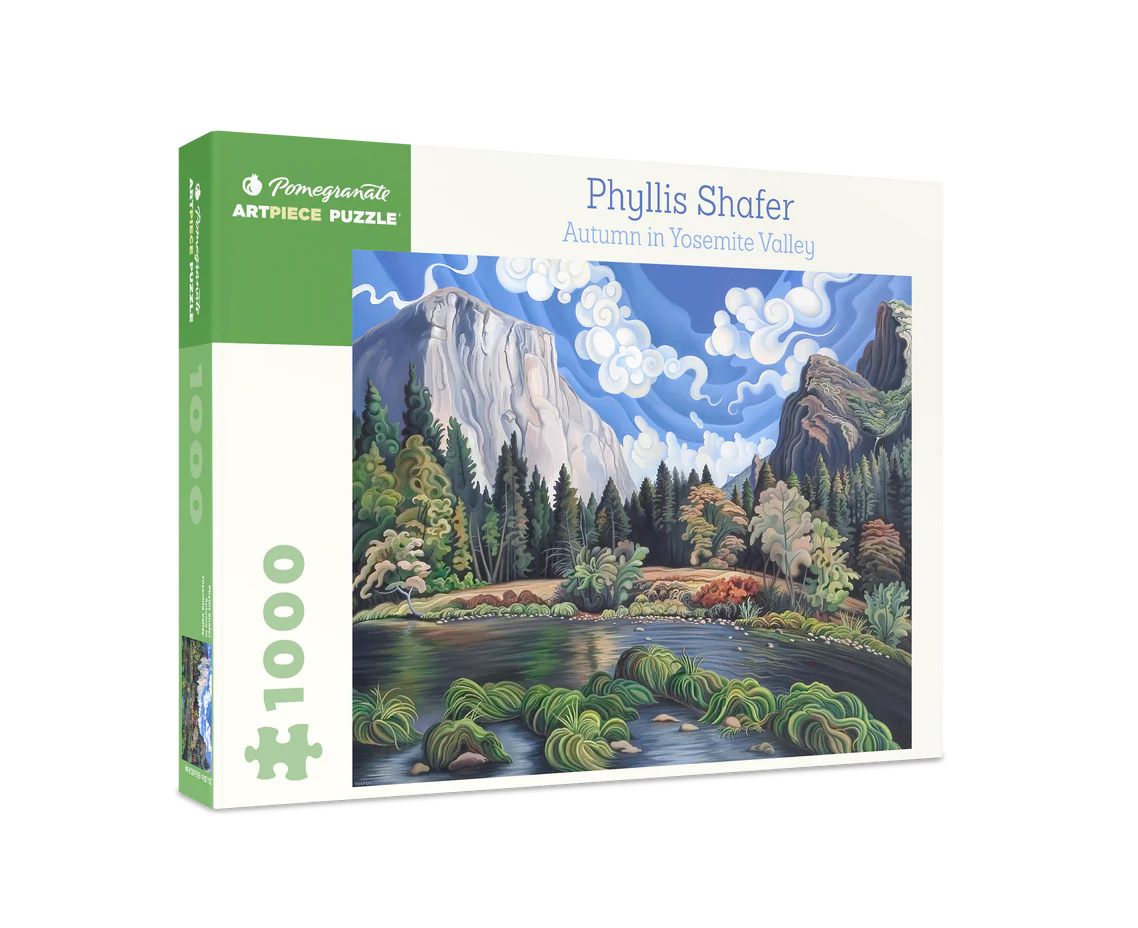 Autumn in Yosemite Valley 1000 piece puzzle by Pomegranate - serene autumn landscape by Phyllis Shafer