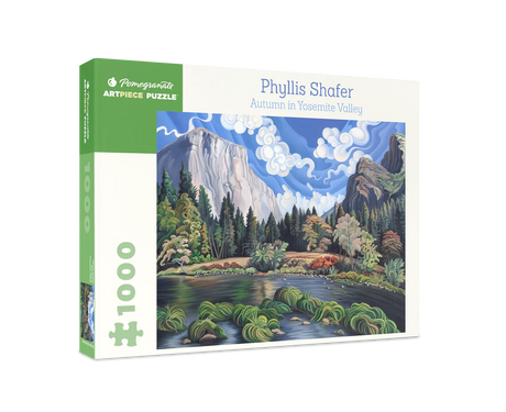 Autumn in Yosemite Valley 1000 piece puzzle by Pomegranate - serene autumn landscape by Phyllis Shafer