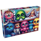 Cool Monsters 1000-piece jigsaw puzzle box by Delfy