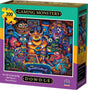 Box for Gaming Monsters puzzle featuring colorful monster characters playing video games by Dowdle Folk Art