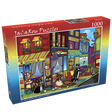 Box for Colorful 1000 piece dog puzzle by JaCaRou featuring a colorful puzzle pieces