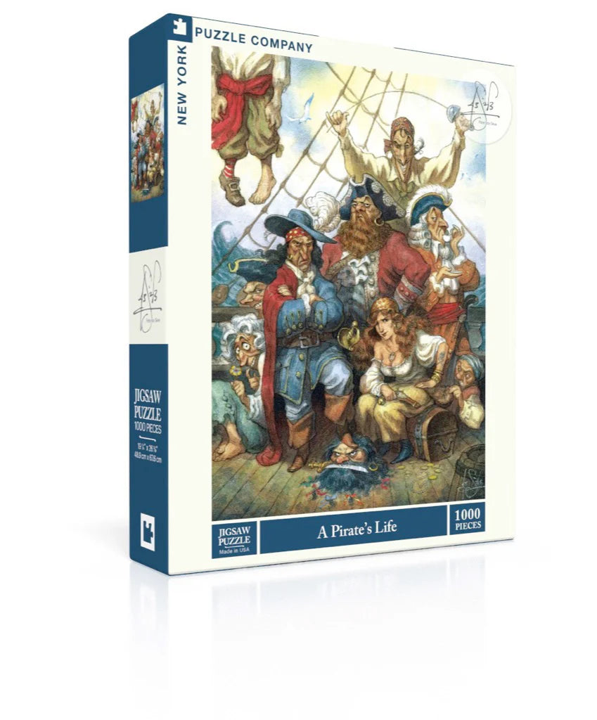 The Pirate's Life 1000 Piece Jigsaw Puzzle by NY Puzzle Company