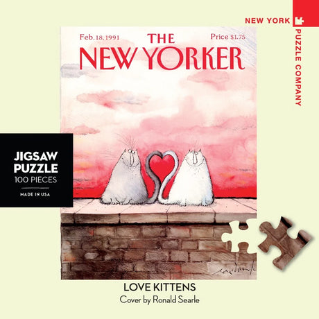 Love Kittens Mini 100 Piece Mini Puzzle by New York Puzzle Company