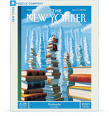 NY Puzzle Company 1000 piece jigsaw puzzle Bookopolis puzzle for book and puzzle lovers.