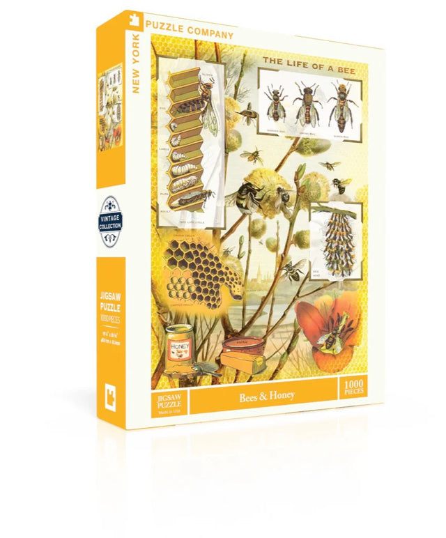 Bees & Honey 1000 Piece Jigsaw Puzzle