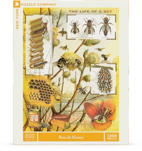 Bees & Honey 1000 Piece Jigsaw Puzzle