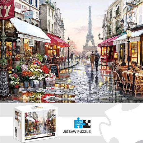 An evening in Paris Jigsaw Puzzle. 1000 piece jigsaw puzzle