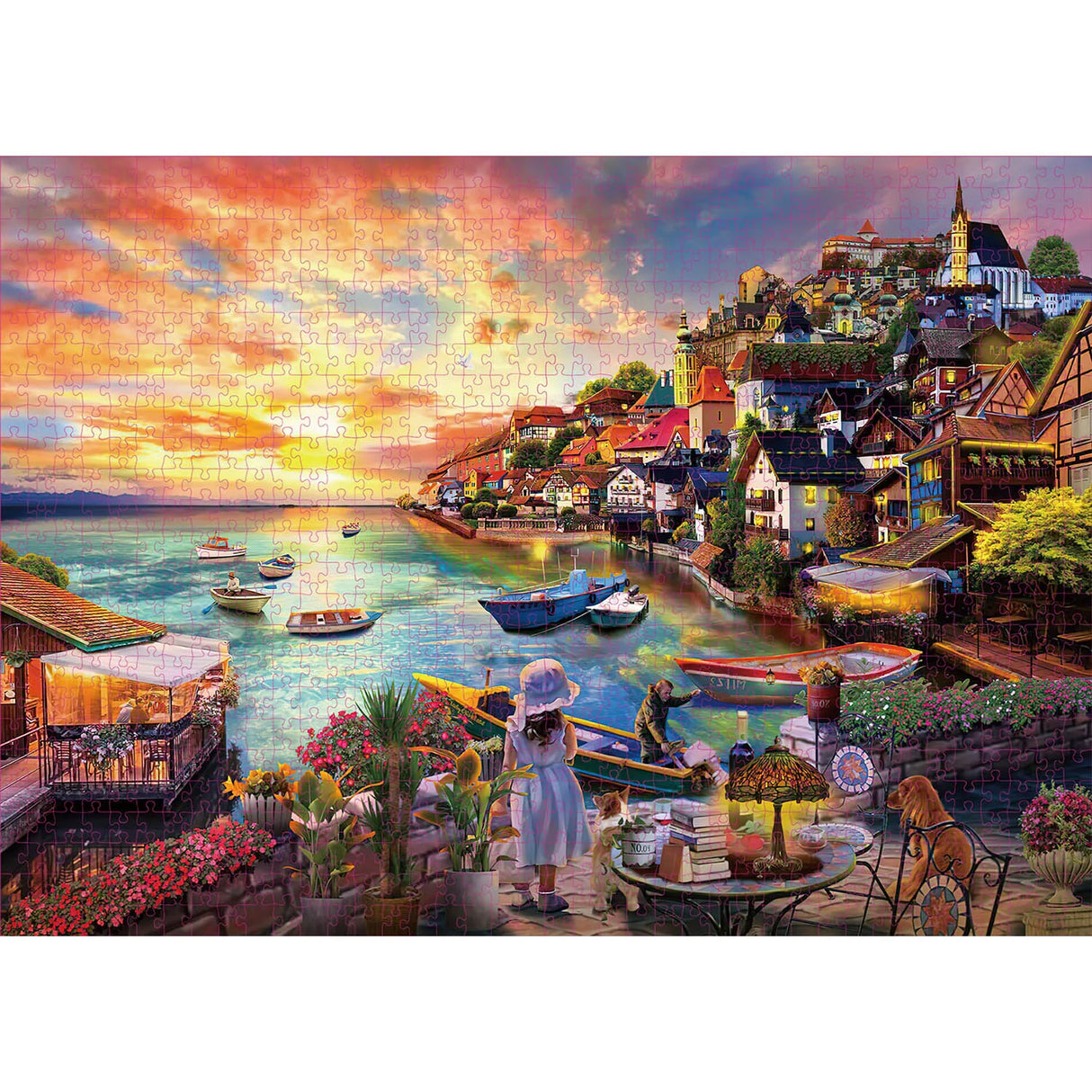 Summer Lake - 1000 Pieces Jigsaw Puzzle