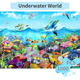 Undersea World - 1000 Pieces Jigsaw Puzzle by Huadada