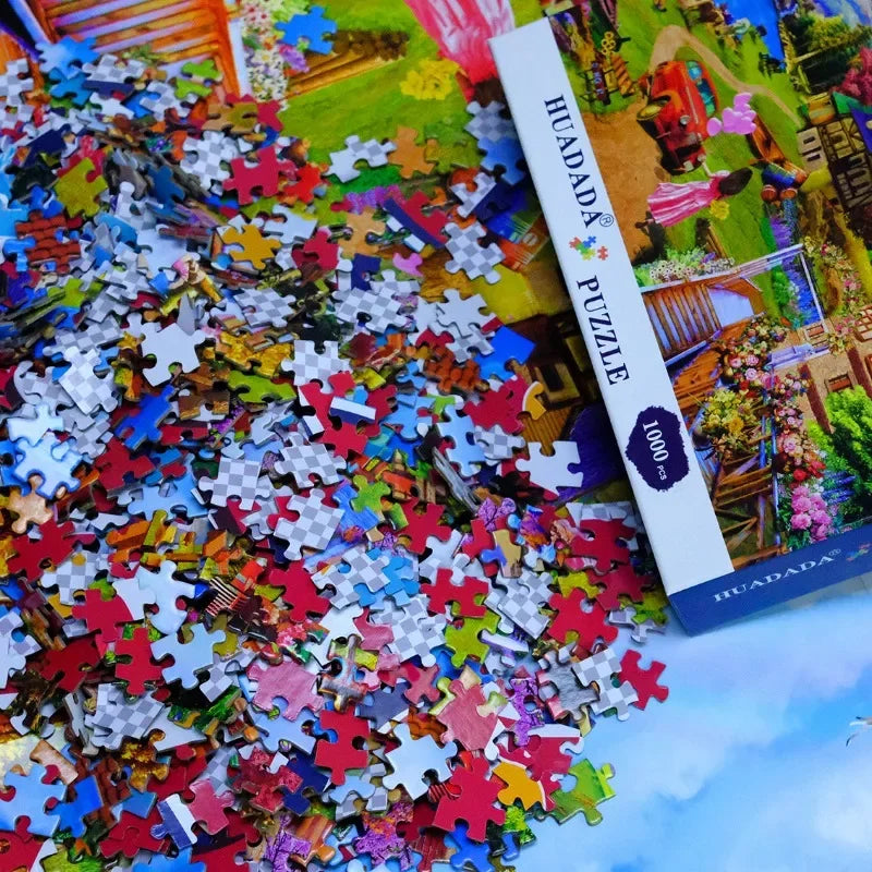Lakeside Leisure Time 1000 Piece Jigsaw Puzzle by Huadada