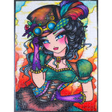 JaCaRou 1000-piece puzzle featuring Trixie in a steampunk outfit and vibrant colors