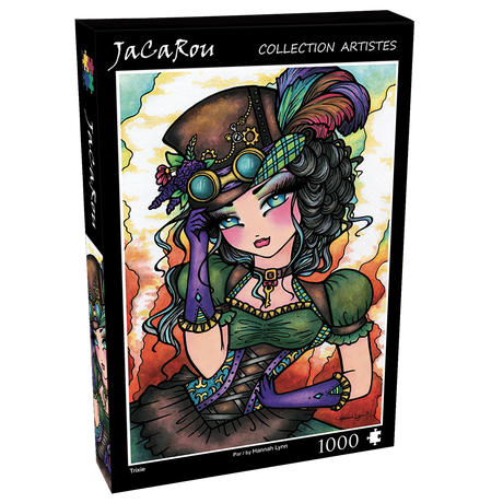 JaCaRou Trixie Steampunk puzzle with colorful steampunk character