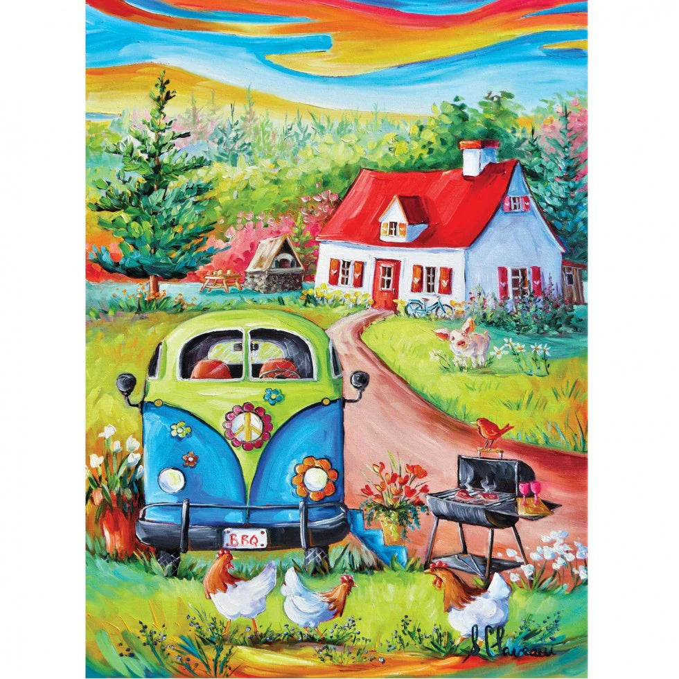 Summer at Grandma's House 1000 Piece Jigsaw Puzzle by JaCaRou Puzzles