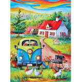 Summer at Grandma's House 1000 Piece Jigsaw Puzzle by JaCaRou Puzzles