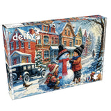 Delfy Winter Scene 1000-piece jigsaw puzzle box