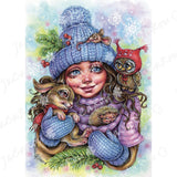 Winter Warmth 1000 piece puzzle by JaCaRou featuring Christine Karron’s artwork