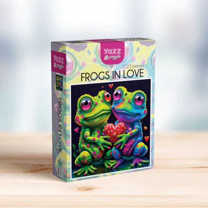 Box for Frogs In Love 1000 Piece jigsaw puzzle by Yazz.