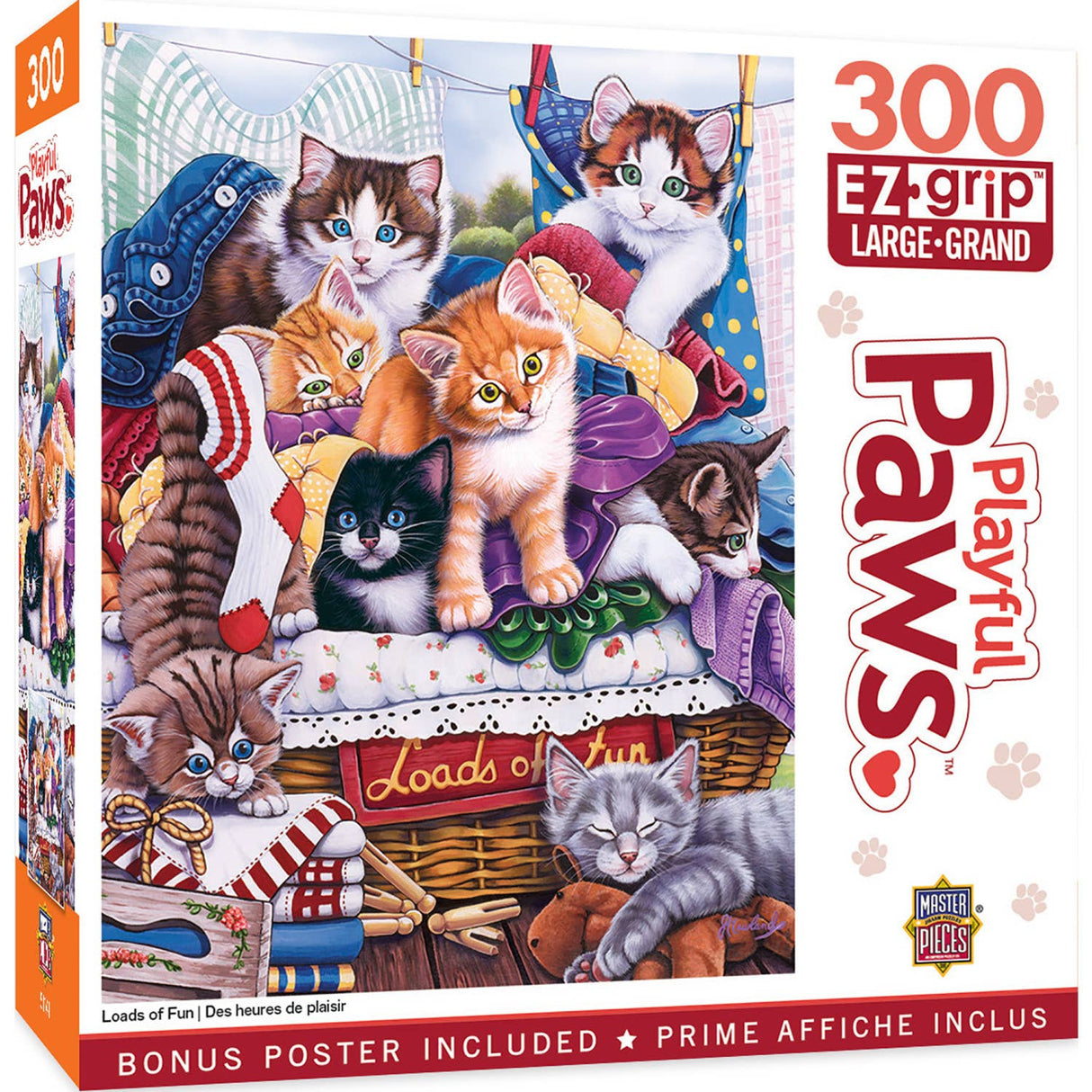 Playful Paws - Loads of Fun 300 Piece EZ Grip Puzzle by MasterPieces