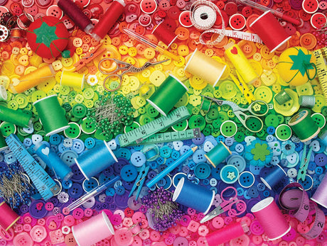 Sewing Rainbow 500 Piece Puzzle by SunsOut