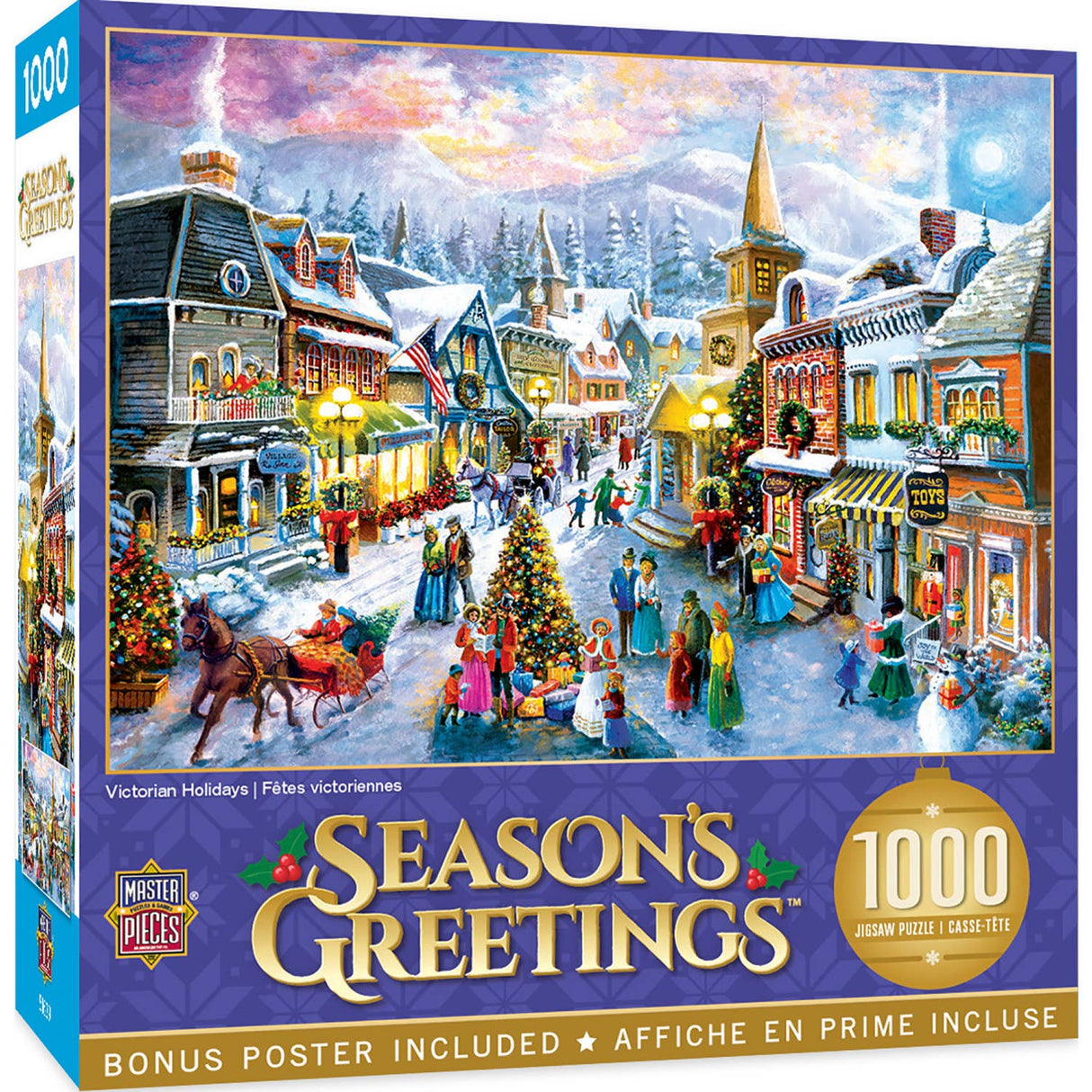 Season's Greetings - Victorian Holidays 1000 Piece Puzzle by MasterPieces