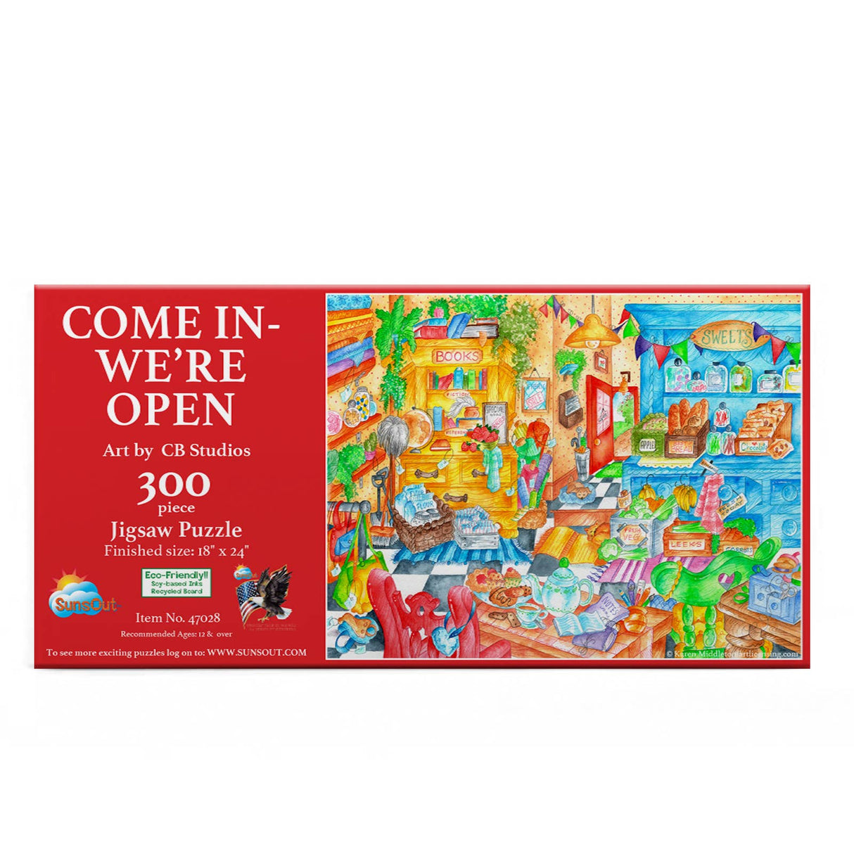 300 piece bakery jigsaw puzzle by CB Studios for SunsOut