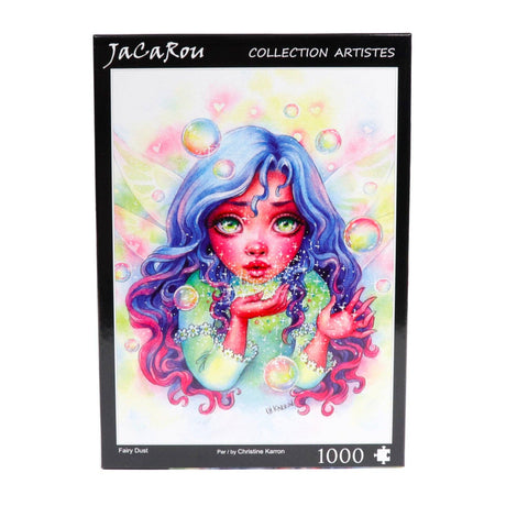 JaCaRou Fairy Dust jigsaw puzzle with 1000 pieces and fairy-themed design