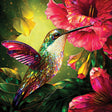 Hummingbird and Hibiscus 1000 Piece Nature Puzzle by SunsOut