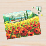 Field of Poppies 1000-Piece Jigsaw Puzzle by Willow Creek Press