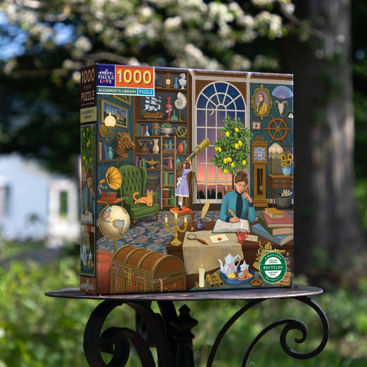 Alchemist's Library 1000 Piece Square Puzzle by eeBoo - eeBoo - Jigsaw Puzzles - The Puzzle Center - 