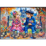 Autumn's Tender Gesture 1000 Piece Puzzle by Delfy - Delfy - Jigsaw Puzzles - The Puzzle Center - 