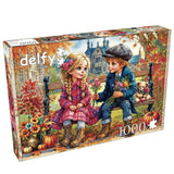 Autumn's Tender Gesture 1000 Piece Puzzle by Delfy - Delfy - Jigsaw Puzzles - The Puzzle Center - 