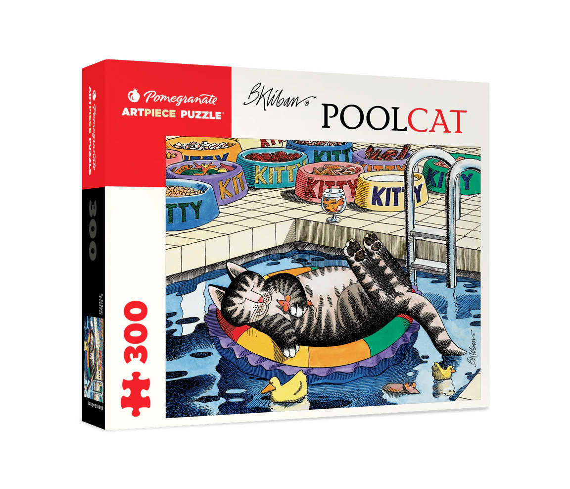 B. Kliban: PoolCat 300 - piece Jigsaw Puzzle by Pomegranate - Pomegranate - Jigsaw Puzzles - The Puzzle Center - 