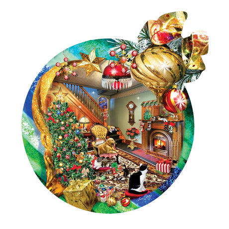 Fireside Ornament 750 Piece Shaped Christmas Puzzle by SunsOut