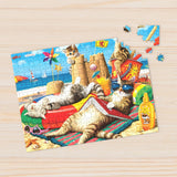 Beach Cats 1000-Piece Jigsaw Puzzle by Willow Creek Press