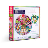 Fruits & Flowers Still Life 500 Piece Round Puzzle  by eeBoo