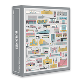 Buildings 500 Piece Jigsaw Puzzle by Cloudberries - Architectural Fun for Adults