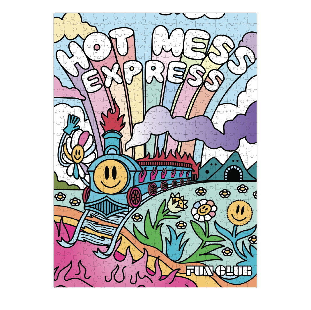 Hot Mess Express Puzzle - Funny 500 Piece Jigsaw Puzzle by FUN CLUB
