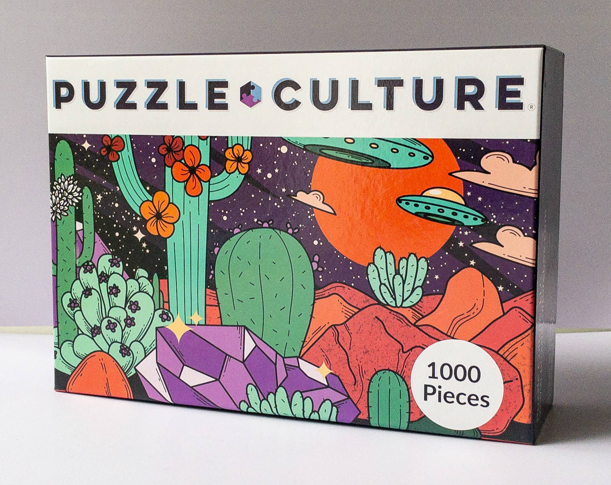 Desert Visitors Puzzle by Puzzle Culture - 1000 Piece Jigsaw Puzzle