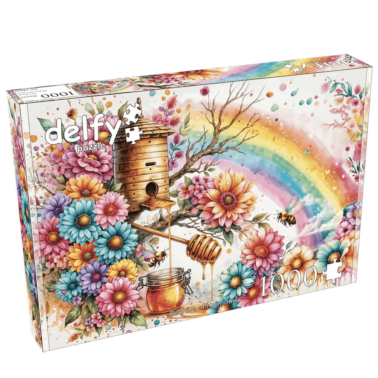 Beehive of Harmony 1000 Piece Jigsaw Puzzle by Delfy Puzzles - Delfy - Jigsaw Puzzles - The Puzzle Center