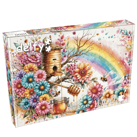 Beehive of Harmony 1000 Piece Jigsaw Puzzle by Delfy Puzzles - Delfy - Jigsaw Puzzles - The Puzzle Center