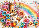 Beehive of Harmony 1000 Piece Jigsaw Puzzle by Delfy Puzzles - Delfy - Jigsaw Puzzles - The Puzzle Center