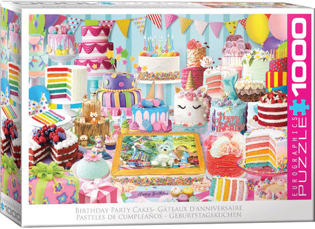 Birthday Cake Party 1000 Piece Jigsaw Puzzle by Eurographics - Sweet & Vibrant - Eurographics - Jigsaw Puzzles - The Puzzle Center - 